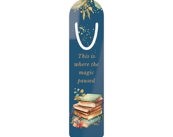 Marcador Encantador - Presente Perfeito para Amantes de Livros, Acessórios de Leitura, Momentos Mágicos, Presentes Literários, Marcadores para Leitores
