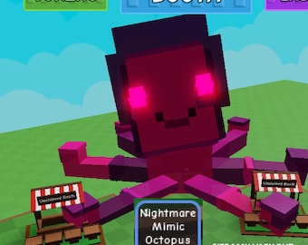 60kg Huge Titanic Godly Nightmare NM Mimic Octopus Pet Grow A Garden - Instant Delivery (NOT DUPED)