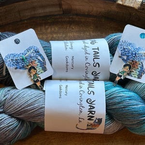Mercury - Geekdoms Collection -  Siamese  Base - Fingering Weight Yarn -  Superwash Merino - Silk