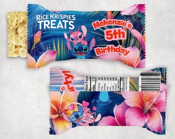 チップバッグCanvaテンプレート、パーティーの記念品、チップバッグ編集可能、チップバッグラベル、誕生日チップバッグ