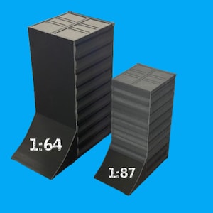 Mini rampe pour conteneur d'expédition Backflip - Rampe de camion monstre imprimée en 3D - PETG durable (échelle 1:87)