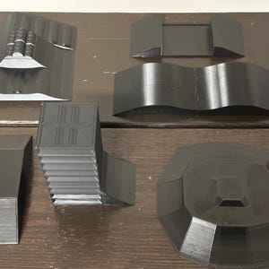 Full Mini 6-Ramp Set – 3D Printed Monster Truck Ramps – Durable PETG (1:87 Scale)