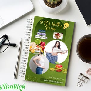 Healthy Recipe Book – Printable Low Calorie Meals PDF | 10 Clean Eating Recipes