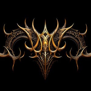 Dragon Skull Art Print | Unique Couple Wall Art | Gothic Home Decor | Skull Aesthetic Poster and Canvas | Gift Idea | Gold Skull in Dragon