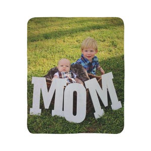 Personalized Fleece Sherpa Blanket