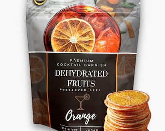 Dehydrated Orange Slices | 35± Slices | DRIED FRUITS for Cocktail Garnishes & More
