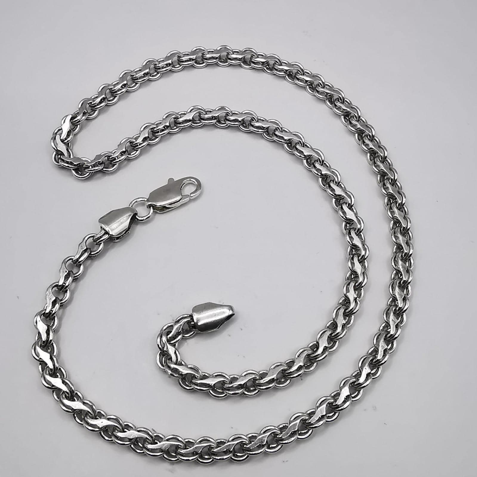 Vintage 925 Sterling Silver Chain Necklace | Signed Silver Jewelry