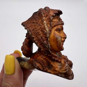 Antique Mouthpiece Cigarette Holder Pipe Natural Hand Carved from Sepiolite Case