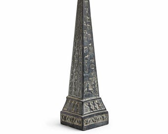 Handmade Egyptian Obelisk Statue – Pharaonic Hieroglyphs Decor