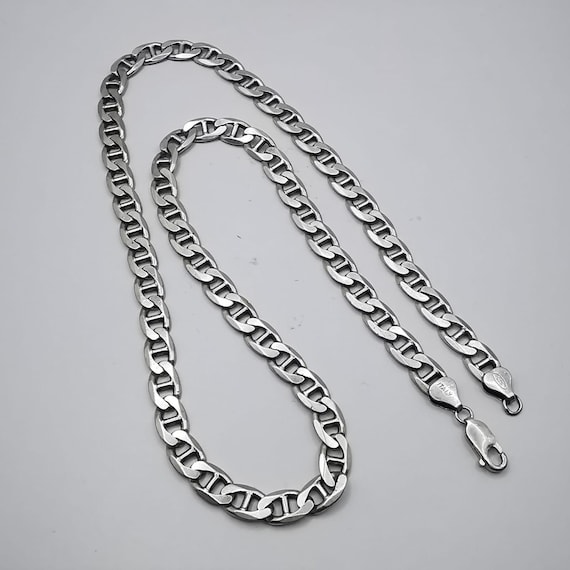 Vintage Jewelry Chain, 925 Sterling Silver, Signed 43,12g - Etsy