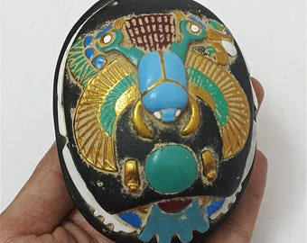 ユニークなエジプトのスカラベ キーホルダー セット - 高品質の