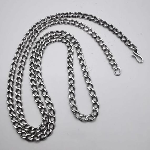 ヴィンテージ スターリングシルバー チェーンネックレス：925 刻印入り