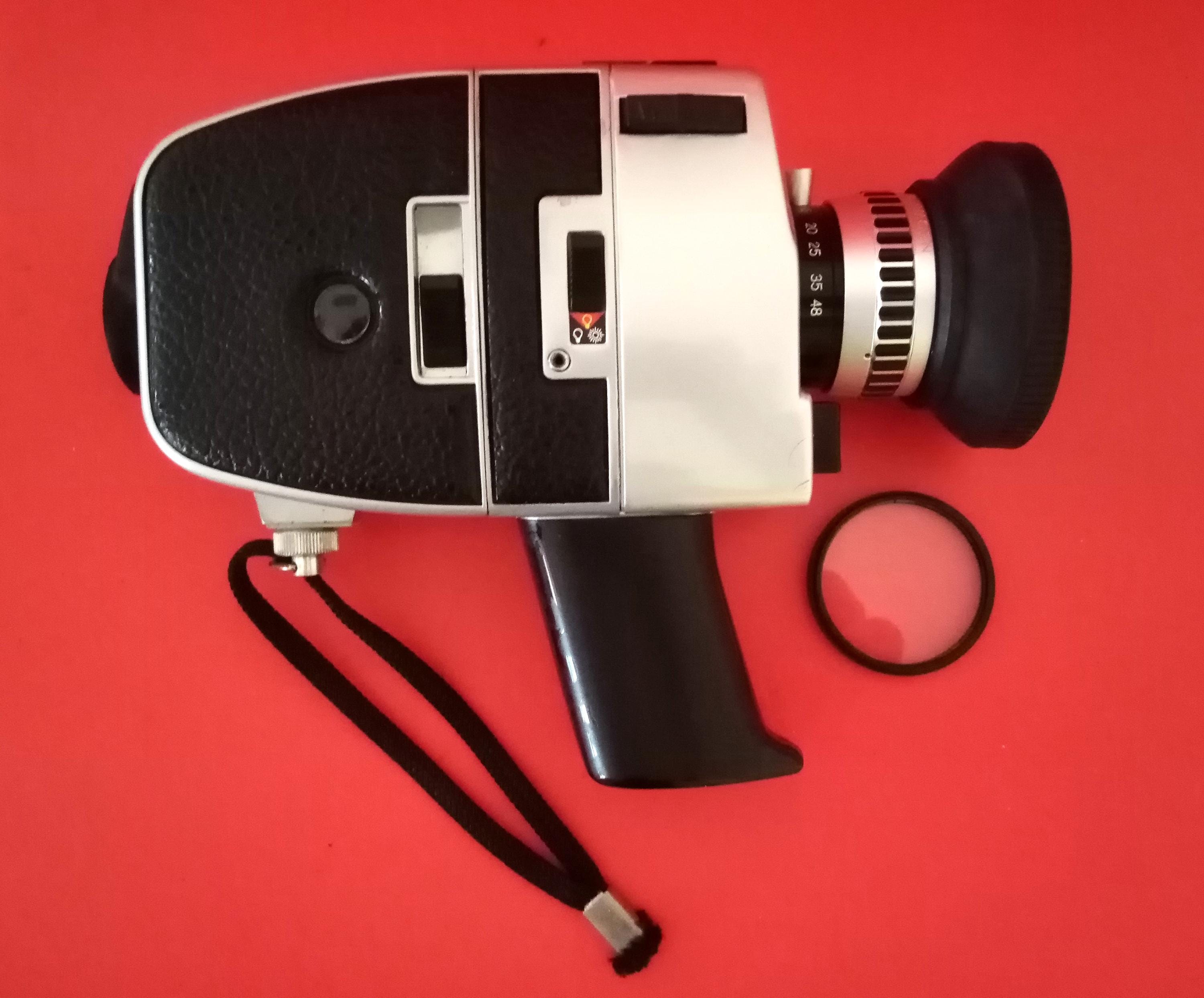 Bauer C5 XL Sound Caméra super 8 avec sac Fonctionnel
