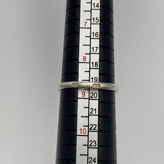 Vintage Soviet Ruby Ring – 925 Sterling Silver US… - image 2