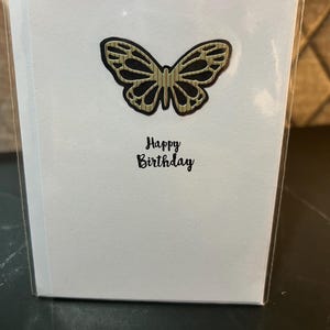 Cartão de aniversário feito à mão