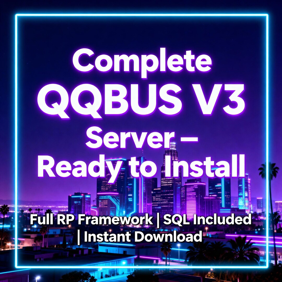 Ultimate QBUS V3 Fivem RP Server | Full Pre-built Framework With ...