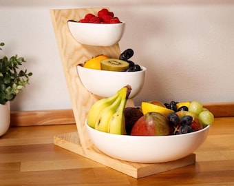 Obstetagere aus Portugal, Etagere 3 Etagen, Etagere, Aufbewahrung, Obstaufbewahrung, Obstschale, Obstständer, Obst, Servieren, Servierschale