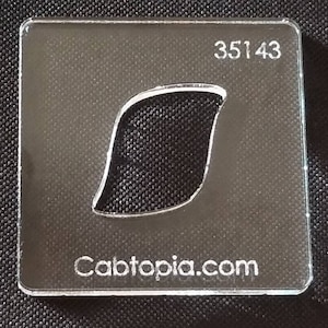 Cabtopia Silhouette Jewelry Press Die 143