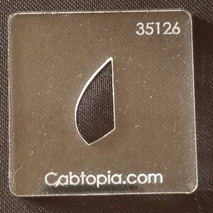 Cabtopia Silhouette Jewelry Press Die 126
