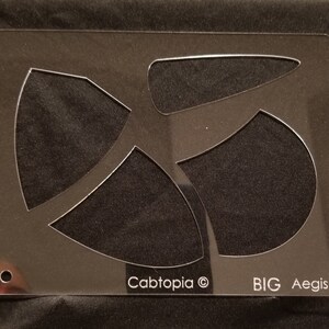 Template BIG Aegis...Cabochon, Lapidary, Jewelry
