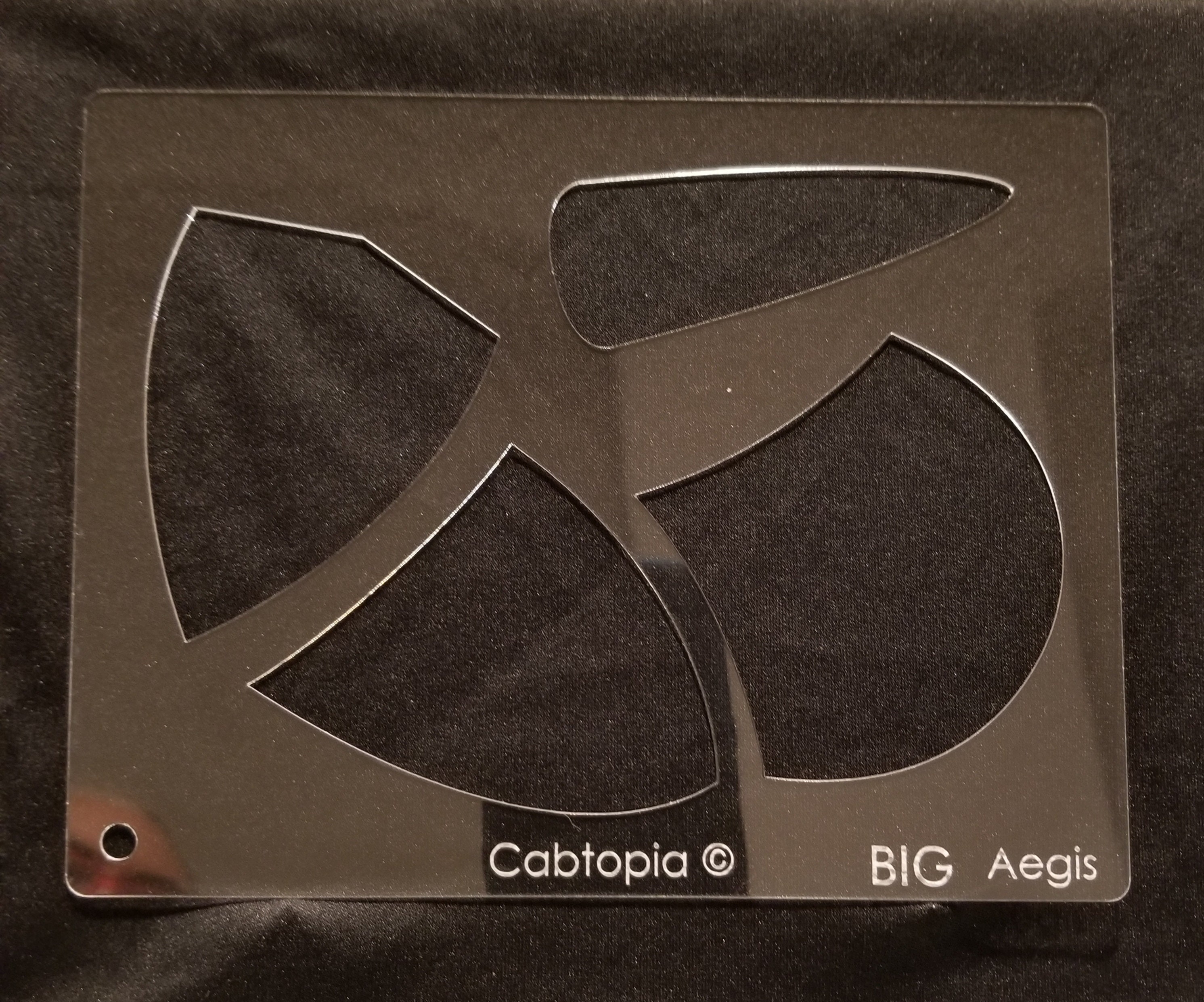 Template BIG Aegis...Cabochon, Lapidary, Jewelry