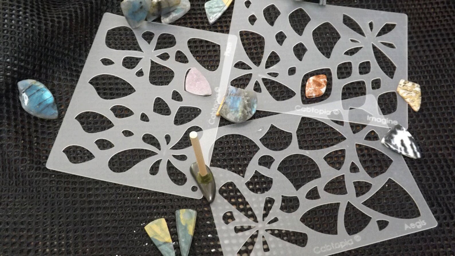 All 35 Standard Lapidary Templates at a Package Discount Etsy