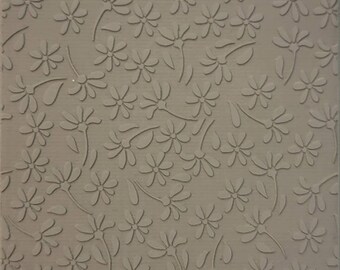 Cabtopia | Little Flowers | Texture Mat for Clay| Clay pattern stamps| Clay imprints| Polymer clay texture and PMC| TM515