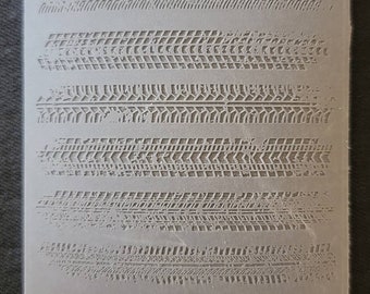 Cabtopia| Motorcycle Tread | Texture Mat for Polymer clay| Clay pattern stamps| Clay imprints| Polymer clay texture and PMC | TM191