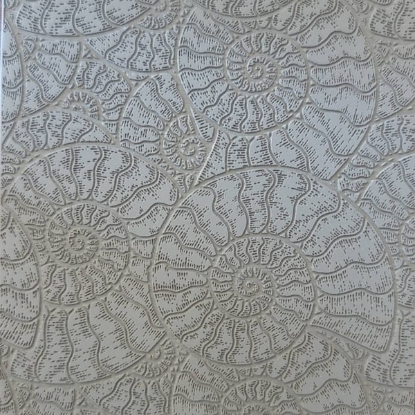 Cabtopia| Fossil Ammonites | Texture Mat for Clay| Clay pattern stamps| Clay imprints| Polymer clay texture and PMC | TM358B