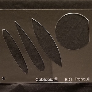 Template BIG Tranquil...Cabochon, Lapidary, Jewelry