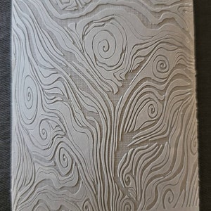 Cabtopia| Burle Wood Swirl| Texture Mat for Polymer clay| Clay pattern stamps| Clay imprints| Polymer clay texture and PMC | TM297