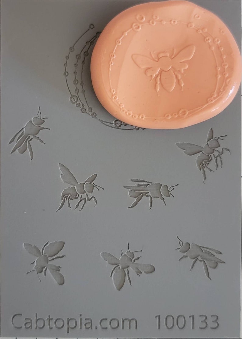 Cabtopia Bees Texture Mat for Polymer Clay Clay Pattern - Etsy