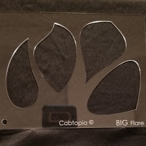 Template BIG Flare...Cabochon, Lapidary, Jewelry
