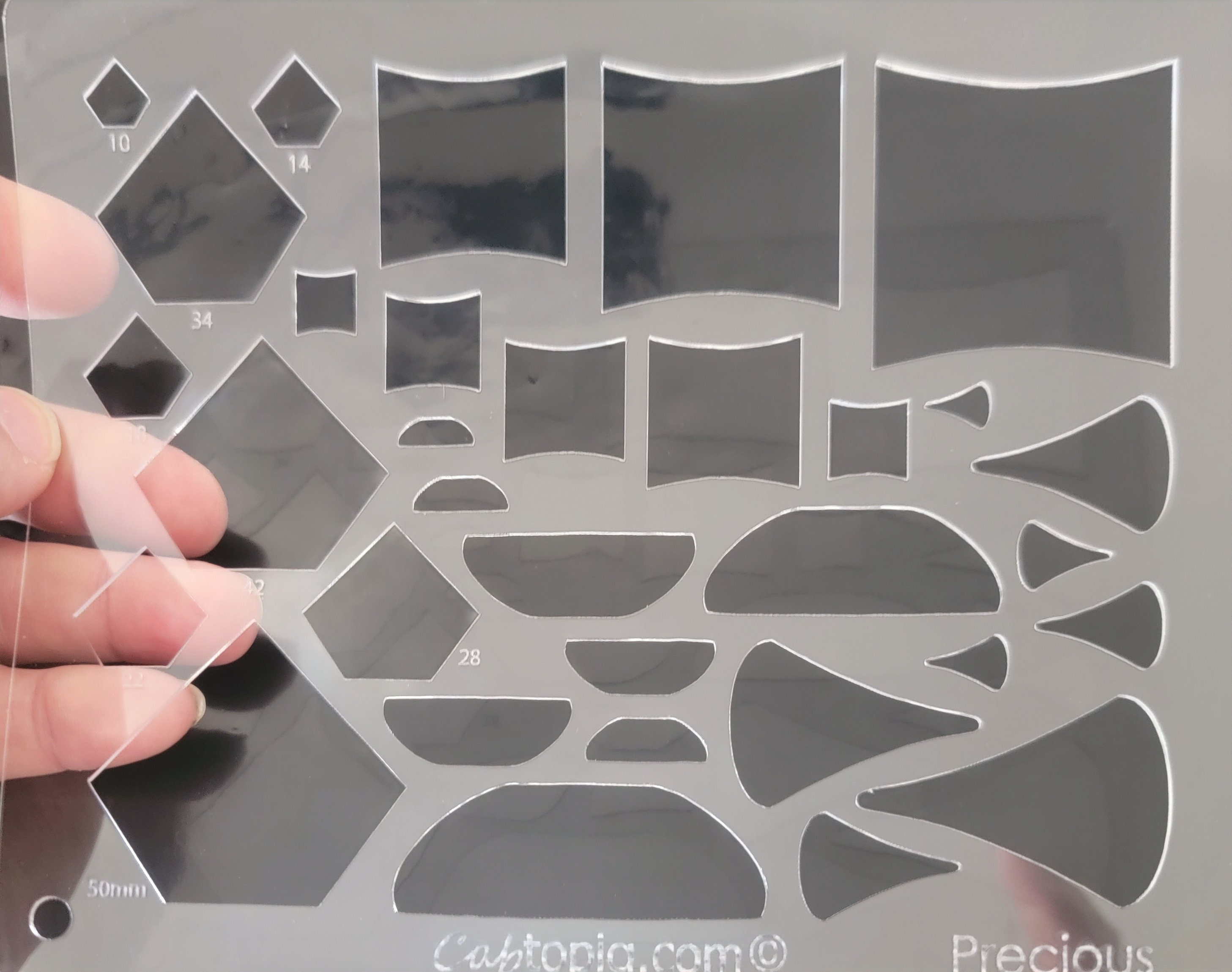 Precious Template...Cabochon, Lapidary, Jewelry