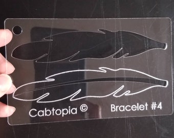 Cabtopia Bracelet Template #4 Crystal Clear