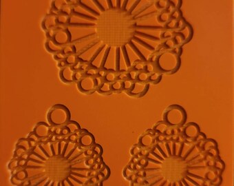 Cabtopia| Bubbles Jewelry |~3x4 in Texture Mat for Clay| Clay pattern stamps| Polymer clay texture and PMC TM540