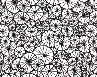 Cabtopia | Umbrella Pattern | Texture Mat for Clay| Clay pattern stamps| Textures for Clay imprints| Polymer clay texture and PMC | TM177