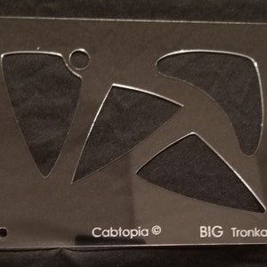 Template BIG Tronka...Cabochon, Lapidary, Jewelry