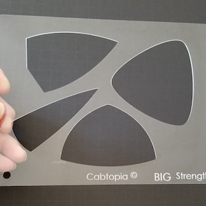 Lapidary Jewelry Template BIG Strength (80mm)