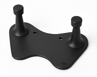 Suporte de parede para pistola | Suporte para armas impresso em 3D para tamanhos grande, compacto e subcompacto | Caverna do homem, garagem ou armazenamento seguro