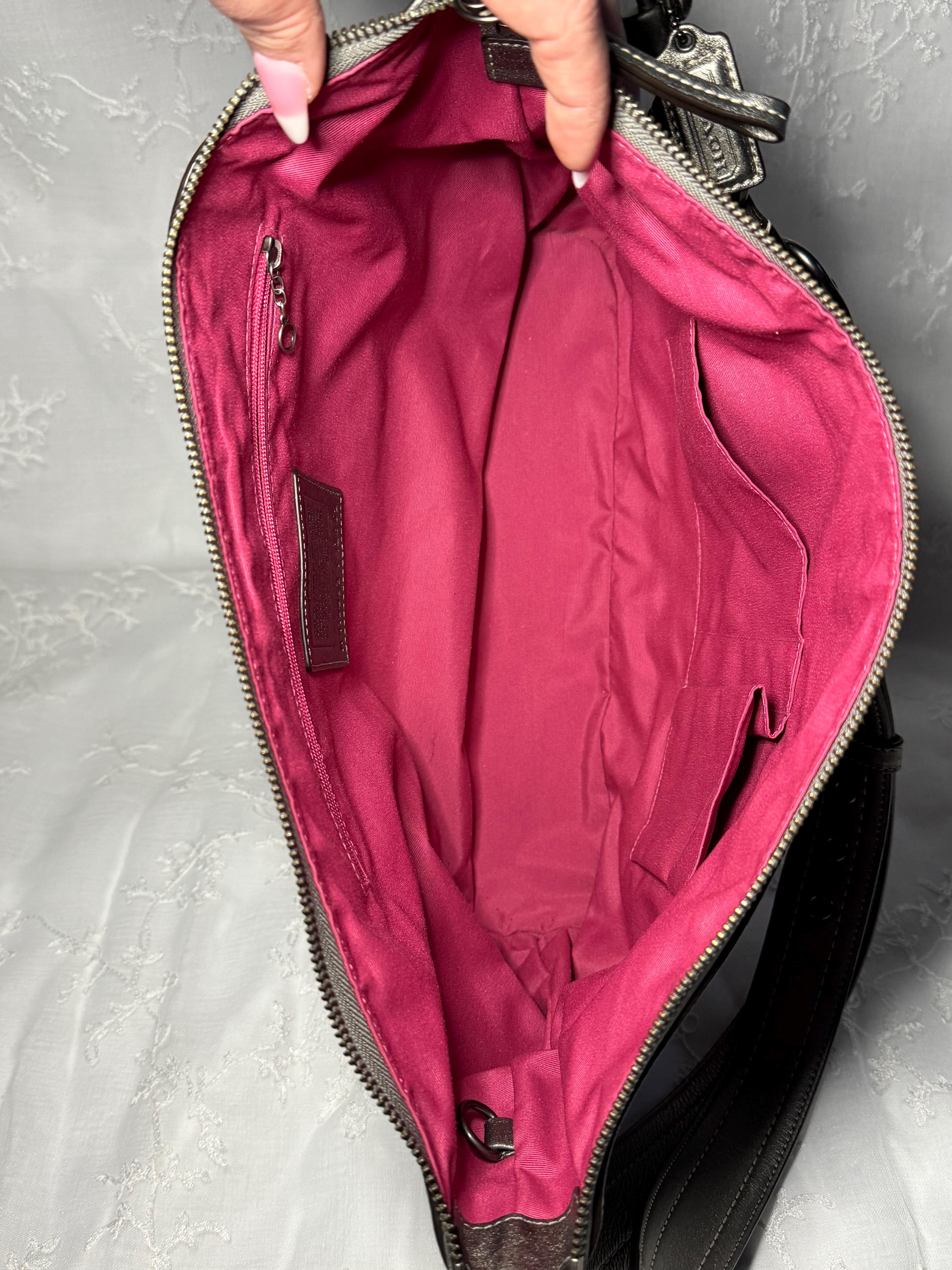 Coach Y2K Pink & Silver Patchwork Crossbody Bag - Etsy Canada