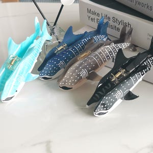 Whale Shark Hair Claw Clip: Acetate Marine Animal Hair Accessory
