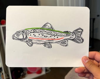 Rainbow Trout Print