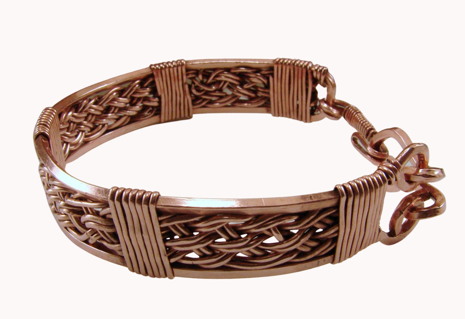 Copper Bracelet – Linked Horseshoe – True Frequency Products