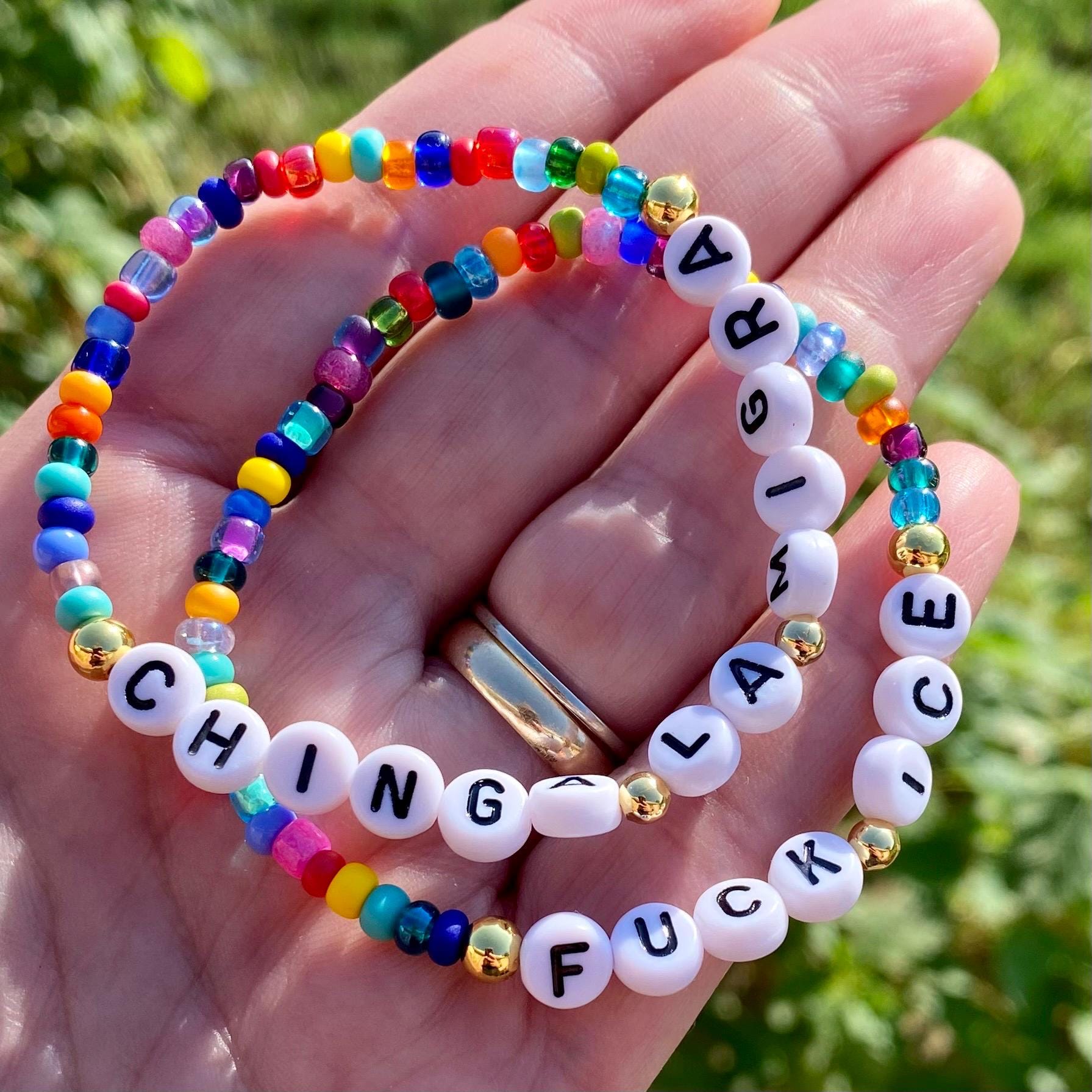 FUCK ICE Beaded Bracelet: Anti Trump Resistance Jewelry - Etsy