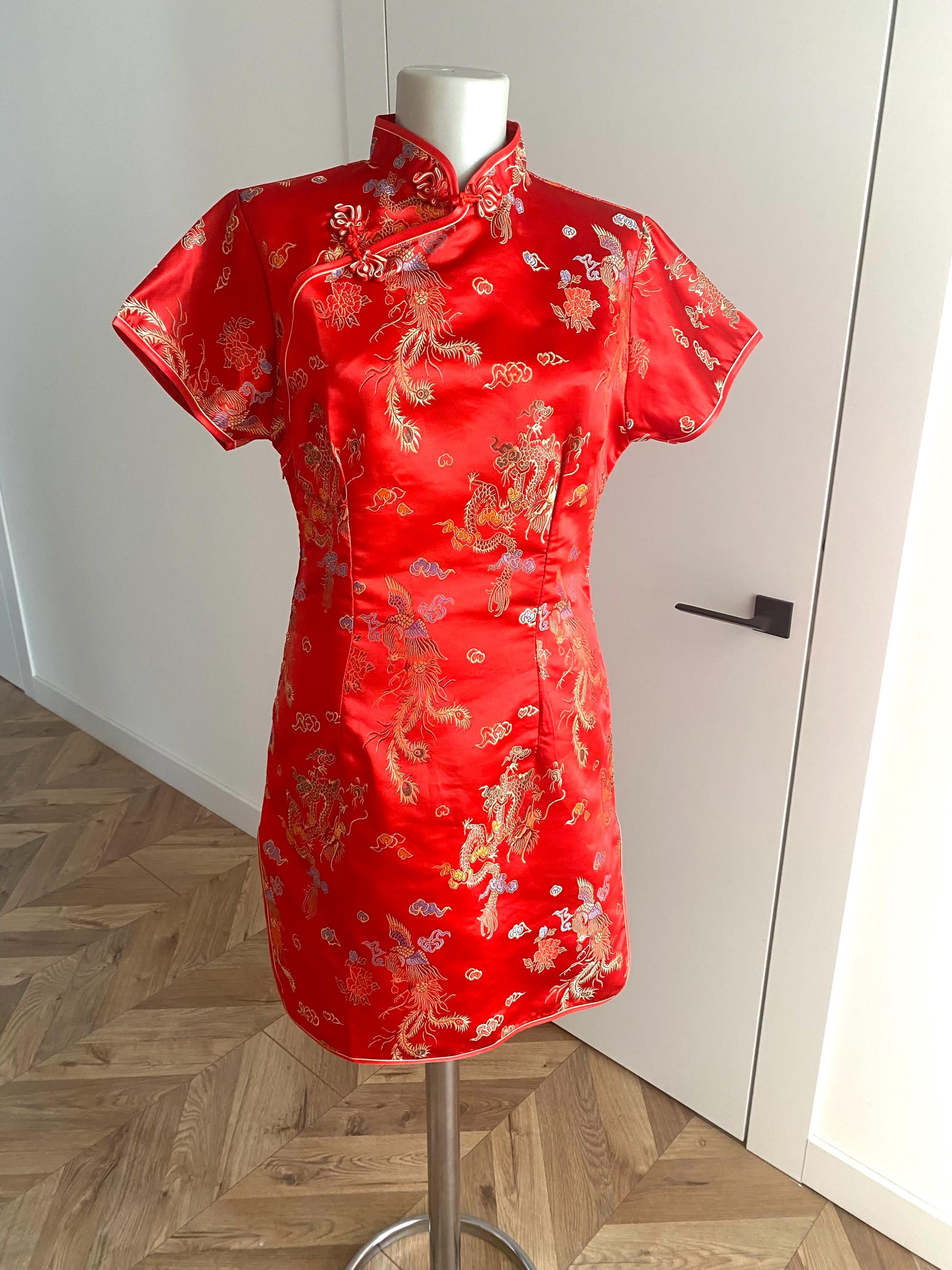 ginger red dress White Ginger Red A-Line Dress with Cap Sleeves XL By Paradise Found