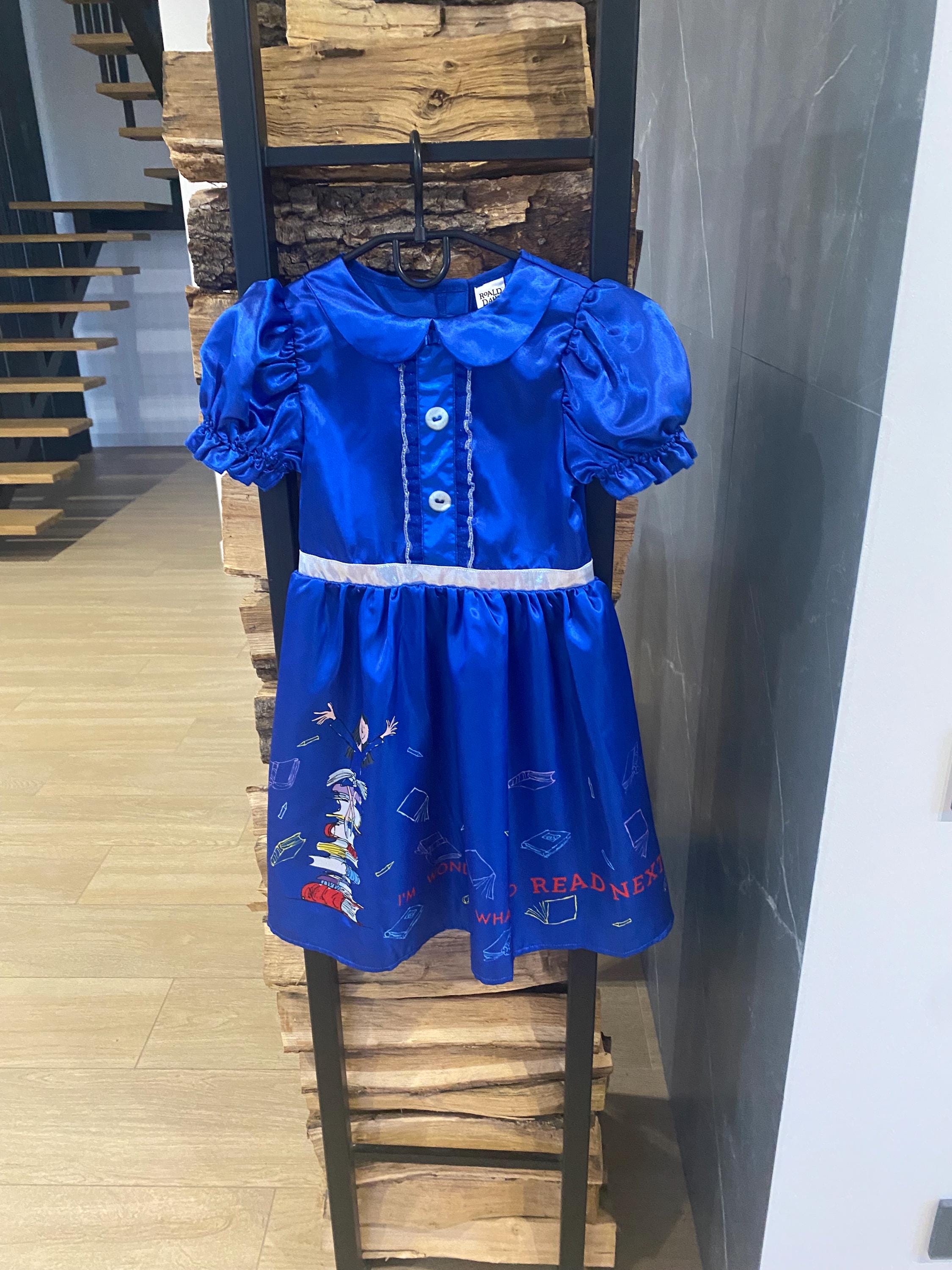 matilda blue dress red ribbon Royal Blue Smocked Halter Maternity Maxi Dress