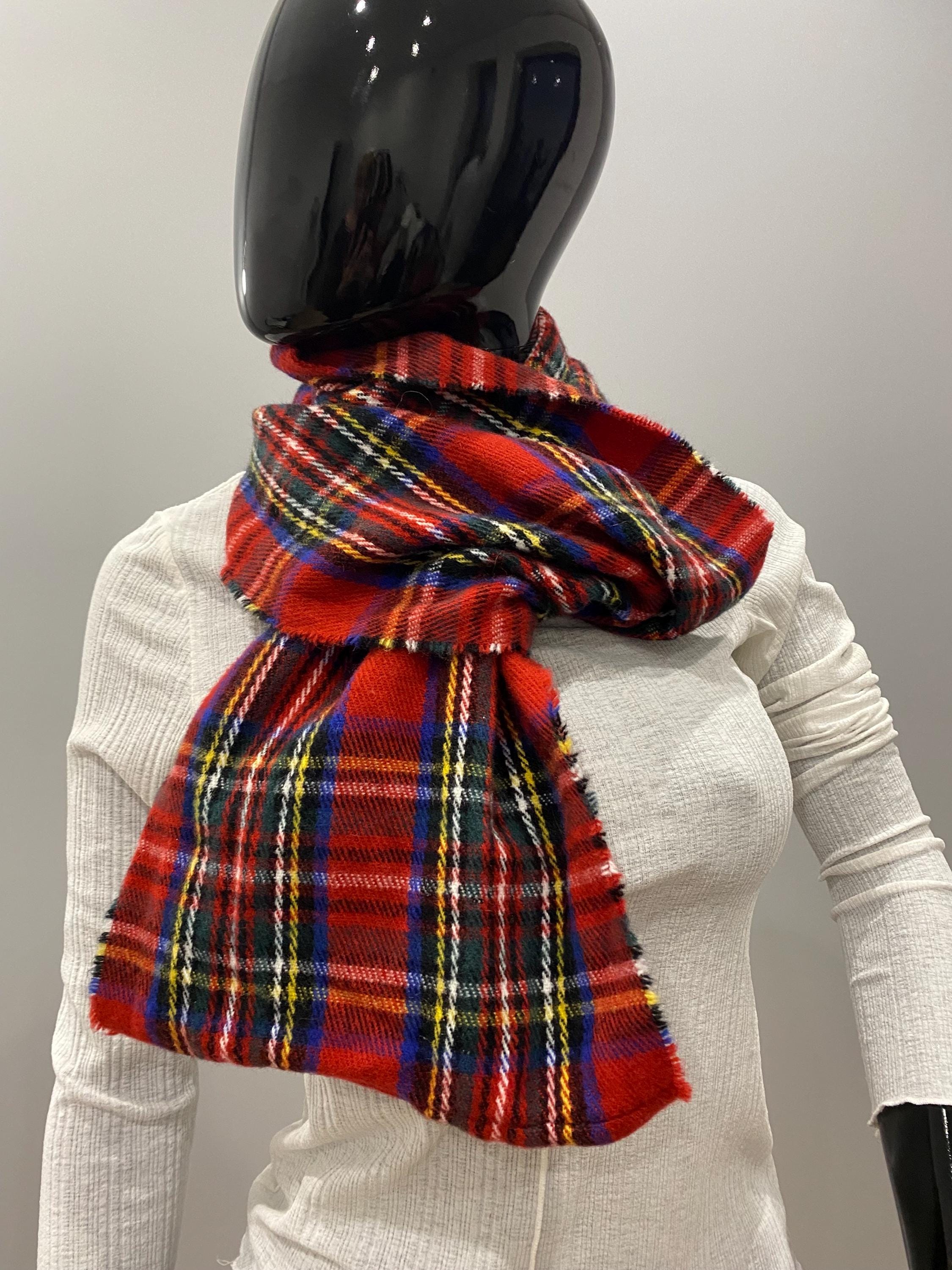 James Pringle Weavers Tartan Acrylic Infinity Scarf 180×26 Cm - Etsy