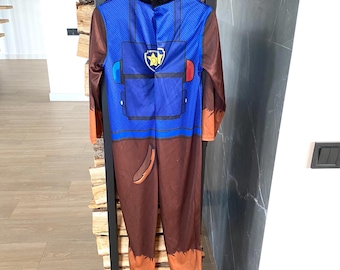 Chase Paw Patrol Costume | Kids Dress Up | Size 5–6 Years
