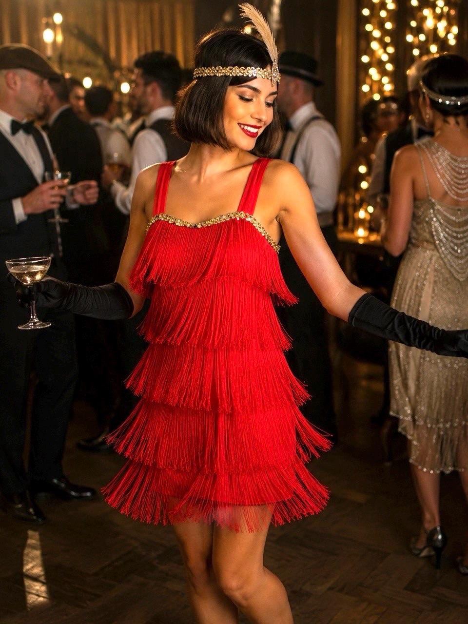Red Flapper Dress